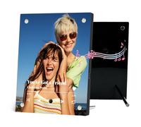 Custom Music Picture Frame Plaque Gifts That Plays Songs - Personalised Music Photo Frame Gift with Photo & Song, Best Friend Birthday Gifts for Women Besties BFF
