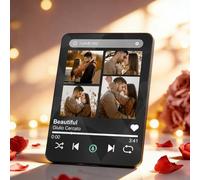 Custom Music Picture Frame That Can Play Songs, Personalised Song Plaque with Picture, Spotify Picture Frame, Customised Spotify Plaque, Romantic Valentine’s Day Gift for Boyfriend Girlfriend Couples