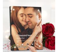Custom Music Picture Frame that Plays A Song Spotify Plaque for Women Men,Valentines Anniversary Birthday Photo Gifts for Boyfriend Girlfriend,Meaningful Sound Gifts for Him Her