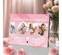 Custom Music Plaque, Spotify Plaque That Plays Songs Directly, Personalised Picture Frame with Your Favorite Songs, Personalised Birthday Anniversary Christmas Gifts for Women Men Couples (Style 2)