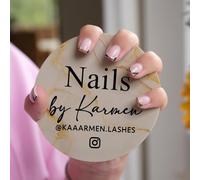 Custom Nail Photo Props, Personalized Nail Polish Display Prop, Social Media Salon Nailfie Disk, Beauty Technician Photography Props, Salon Nails Art Display Plate Gift(Color2)