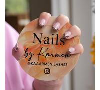 Custom Nail Photo Props, Personalized Nail Polish Display Prop, Social Media Salon Nailfie Disk, Beauty Technician Photography Props, Salon Nails Art Display Plate Gift(Color10)
