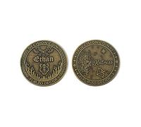 Custom Name Constellation Decision Coin Flip to Decide Decision Maker Coins Double Sided Coin Personalised Choice Coin Mental Couple's Flipping Coins Argument Solver Couple Gift