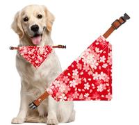 Custom Name Dog Bandana - Personalized Pet Scarf, Durable Polyester, Easy-Care