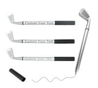 Custom Name Golf Ballpoint Pens Personalized Text Golf Club Pens Bulk Sports Best Player Pens for Team Associations Clubs School Office Supplies Golf Party Favor Birthday Gifts
