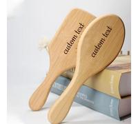 Custom Name Hair Brush, Personalized Bamboo Hair Brush, Personalized Wooden Hair Brush Comb Custom Name Monogram SPA Sleepover Party Bridesmaid Proposal Birthday Party Wedding Gift