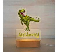 Custom Name Night Light for Kids | Personalized Colorful Night Light with LED Lighting for Children | Personalized It with Your Kid's Name | Best Gifts Idea for Many Occasion (Tyrannosaurus Rex)