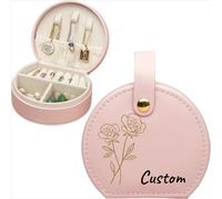 Custom Name Printed Jewelry Box - Cross-Border.For Ring, Necklace & Accessory Storage, Perfect Gift Box