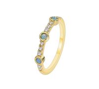 Custom Name Rings Opal Engagement Ring 18K Gold Au750 Dainty Size O 1/2 Premium for Wife Wedding Jewelry