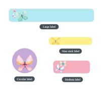 Custom Name Stickers, Personalized Waterproof Name Labels, Personalized Name Stickers for Clothing Tags, Water Bottles, Lunch Boxes and School Supplies (G, 123PCS)