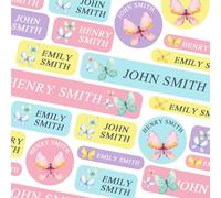Custom Name Stickers, Personalized Waterproof Name Labels, Personalized Name Stickers for Clothing Tags, Water Bottles, Lunch Boxes and School Supplies (G, 50PCS)