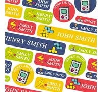 Custom Name Stickers, Personalized Waterproof Name Labels, Personalized Name Stickers for Clothing Tags, Water Bottles, Lunch Boxes and School Supplies (C, 50PCS)