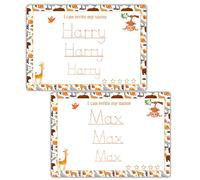 Custom Name Tracing Worksheet for Kids - Reusable Handwriting Practice Mat | Tear-Proof, Waterproof & Wipeable | Educational Writing Tool with Pen for Early Learners