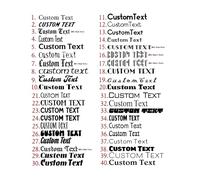 Custom Name Word Sticker - Personalized Text Cut Vinyl Decal in Fancy Font - Ideal for Car, Laptop, Water Bottle & Home Decor - Unique Customization Option for Personalized Stickers - 01