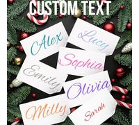 Custom Name Word Sticker - Personalized Text Cut Vinyl Decal in Fancy Font - Ideal for Car, Laptop, Water Bottle & Home Decor - Unique Customization Option for Personalized Stickers - Alex