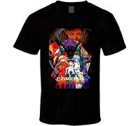 Custom Neon Genesis Evangelion Men's Funny T-Shirt 100% Cotton Tee Size XXL