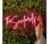 Custom Neon Name Signs, Large Personalised Led Neon Lights Up Sign Customizable for Wall Bedroom Decor, Wedding Party Gift for Kids, Bar Shop Logo Customised Neon Lights
