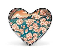 Custom Oriental Ancient Style Lapel Pin Aluminum Alloy Button Badge Personalized Heart Exquisite Brooch Classic Mini Pin for Backpacks Hat Suit Jacket Decoration