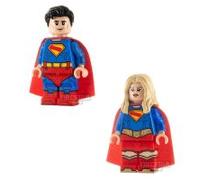 Custom Pad Printed Minifigure Pack SH Super Survivors with A5 Cosmic Cousin Print
