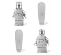 Custom Pad Printed Minifigure Pack SH The Galactic Heralds SILVER