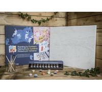 Custom Paint by Numbers from Photo - Fast UK Delivery - Personalised Painting Kit - Unique Gift for Adults & Beginners - 40x50cm - Canvas Mounted on a Frame