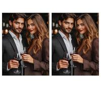 Custom Paint by Numbers, Personalized Paint by Numbers for Adults Beginners, DIY Personalised Paint by Numbers with Acrylic Paint Brush Kit, DIY Canvas Oil Painting Make Your Photo, (30x40cm) L-221