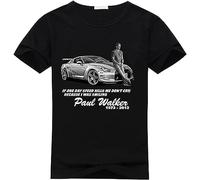 Custom Paul Walker Men's Men T Shirt Black