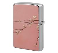 Custom Pearl and Peach Lighter Case Personalized Metal Lighter Cover Holder Reusable Shockproof Protective Lighters Without Insert Gift for Men Women Dad Husband