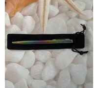 Custom pen personalised Pens, Free velvet pen case, Group Gift, for Teacher, Friends, Student, Faimily, Wedding, Business, Baby shower (Rainbow)