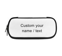 Custom Pencil Case for Students Adults Single Size Solid Colour
