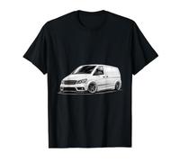 Custom Performance Panel Van Graphic Retro Street Style Value Graphic T-Shirt