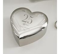 Custom Personalised Birthday Big Age Heart Trinket Box