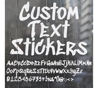 Custom Personalised Car Sticker Window Van Vinyl Lettering Decal Stickers | 20cm-125cm | FONT6 Sedgewick