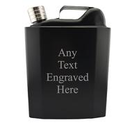 [Custom] Personalised Engraved 1500ml Jerry Can Hip Flask Matt Black