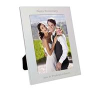 Custom Personalised Free Text 7x5 Silver Photo Frame Engraved Thank You, Teacher Gift Wedding Photo Frame, New Baby Gift, School Leaving, End of Term, Christmas, Birthday, Anniversary