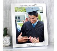 Custom Personalised Graduation 10x8 Portrait Silver Finish Photo Frame