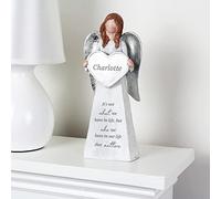 Custom Personalised Guardian Angel Resin Ornament with Custom Message - Great for Communion, Confirmation, Baptism, Memorials