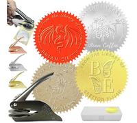 Custom Personalised Library Book Embosser - Personal Stamp with Name Text Logo from The Library of Embosser