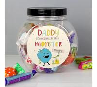 Custom Personalised Little Monster Sweet Jar - Sweet 250g