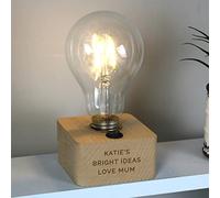 Custom Personalised Message LED Bulb Table Lamp Bedside Lamp, Bedroom Bedside Night Light, Led Lighting, Small Desk Lamps for Living Room Office Creative Home Decor, Unique House Warming Gift