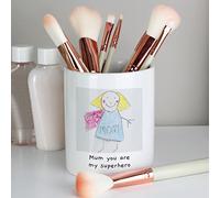 Custom Personalised Photo Upload Ceramic Storage Pencil/Make up brush Pot. Great for Childs Drawing, Memorial, Anniversary, Chrismtas, Birthday