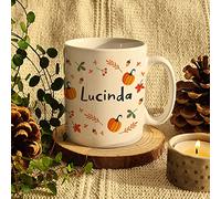 Custom Personalised Pumpkin Mug - Autumn, Halloween, Office