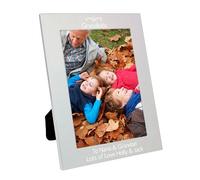 Custom Personalised Swirl Design 7x5 Aluminium Frame. Ideal For Birthdays, Christmas, Anniversary, Wedding, Grandparents.