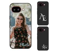 Custom Personalized Case Compatible with Google Pixel 10a - Customized Photo Picture Logo Text Phone Cover, Protective Silicone TPU, Slim Soft Shockproof Cases Unique Gift, Black