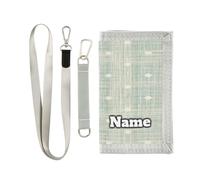 Custom Personalized Kids Wallets for Boys Girls,Mint Green Polka Dot Kids Trifold Wallet for Boys, Cute Pastel Novelty Wallet for Childrens Toddler, Coin Case Card Pocket Money Organizer for Teens Wom