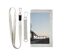 Custom Personalized Kids Wallets for Boys Girls,Vintage Steam Train Kids Trifold Wallet for Boys, Cars Novelty Wallet for Childrens Toddler, Coin Case Card Pocket Money Organizer for Teens Wome