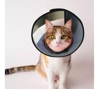 Custom Pet cones - Unique Design Cat & Dog Cone, Collar for Post-Surgery Recovery, Adjustable Neck Dockyard, Magic Water Gate M