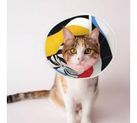 Custom Pet Cones - Unique Design Cat & Dog Cone, Collar for Post-Surgery Recovery, Adjustable Neck Exotic Small