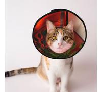 Custom Pet cones - Unique Design Cat & Dog Cone, Collar for Post-Surgery Recovery, Adjustable Neck Fruit on the windowsill S