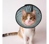 Custom Pet cones - Unique Design Cat & Dog Cone, Collar for Post-Surgery Recovery, Adjustable Neck Geometric 3D rendering S